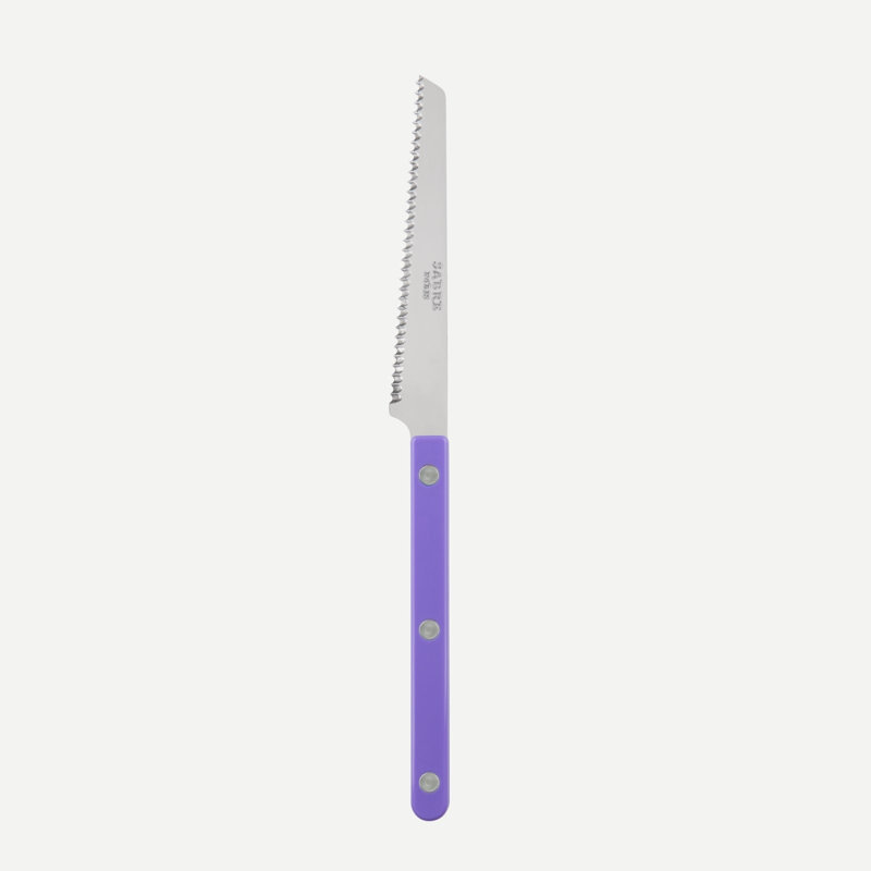 Bistrot Solid 4'' L Tomato Knife, Purple