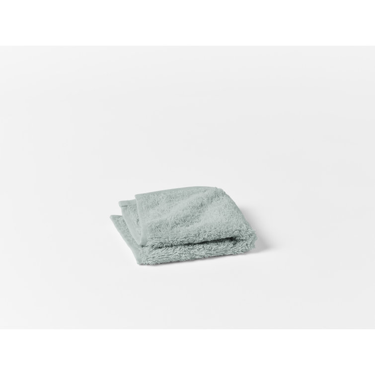 Coyuchi Cloud Loom Organic Bath Towel - Palest Ocean