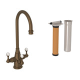 Georgian Era™ Three Handle Bar/Food Prep Filter Kitchen Faucet Kit