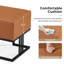 Banc de réception en similicuir brun 55,1 po-2118721109-2118721108