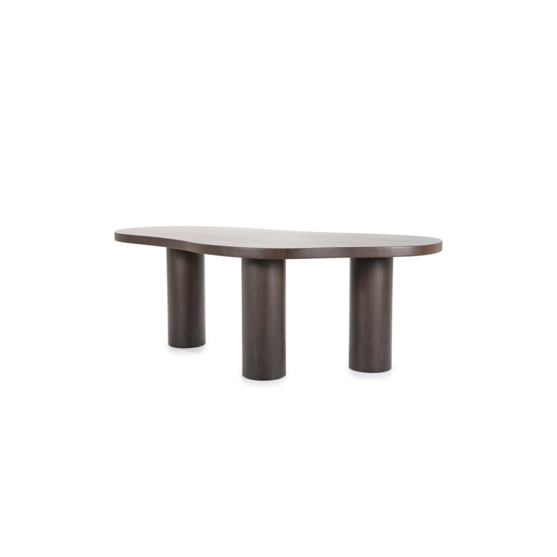 Table de salle à manger forme libre L 43 po x l 85 po