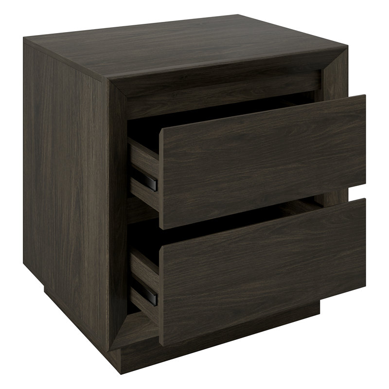Table de chevet rectangulaire 24 po Emmett, Brun aulne