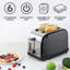 SQ Professional Gems 2 slice Toaster with Removable Crumb Tray-132374451