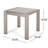 Roselee Square Metal Outdoor Side Table , 20'' in. W 20'' in. D-1119023669