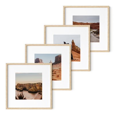 Wood Picture Frame - Set of 4
