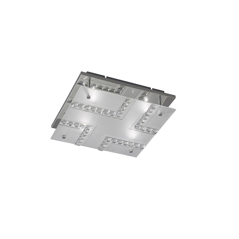 Glass Semi Flush Mount