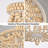4 - Light Dimmable Tiered Chandelier