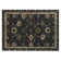 Machine Washable Indoor/Outdoor Xhevrie Black Rug