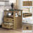 Azella Frame 2 End Table Set with Storage and Built-In Outlets-822320741