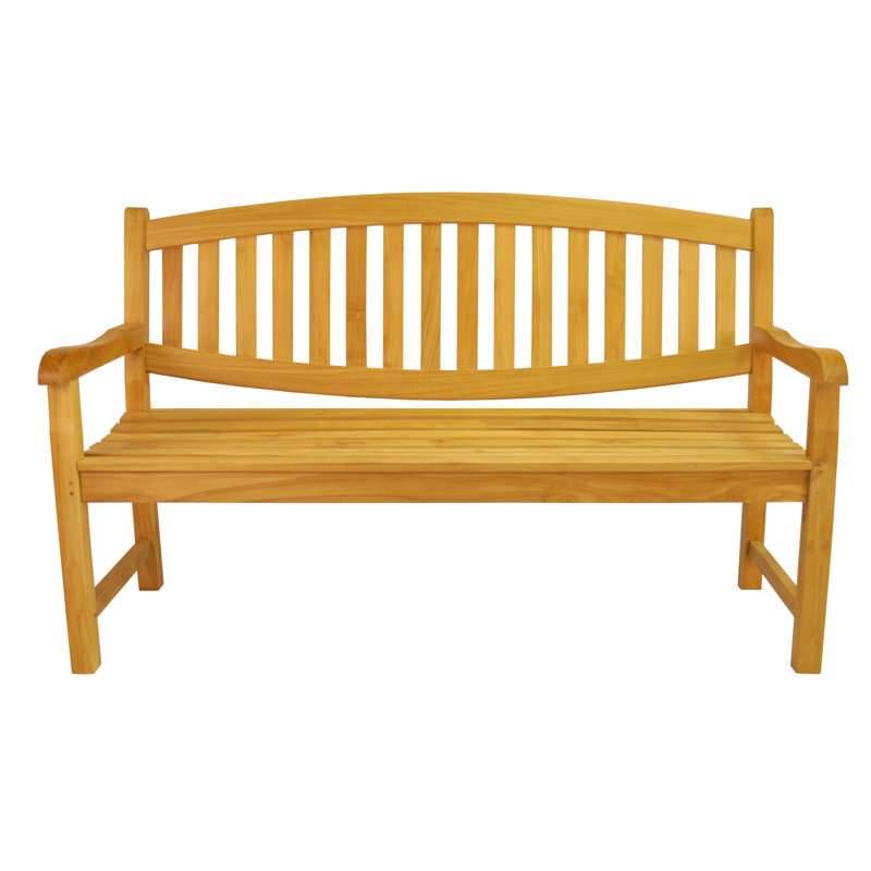 Kingston Outdoor Teak Bench, (No Cushion)