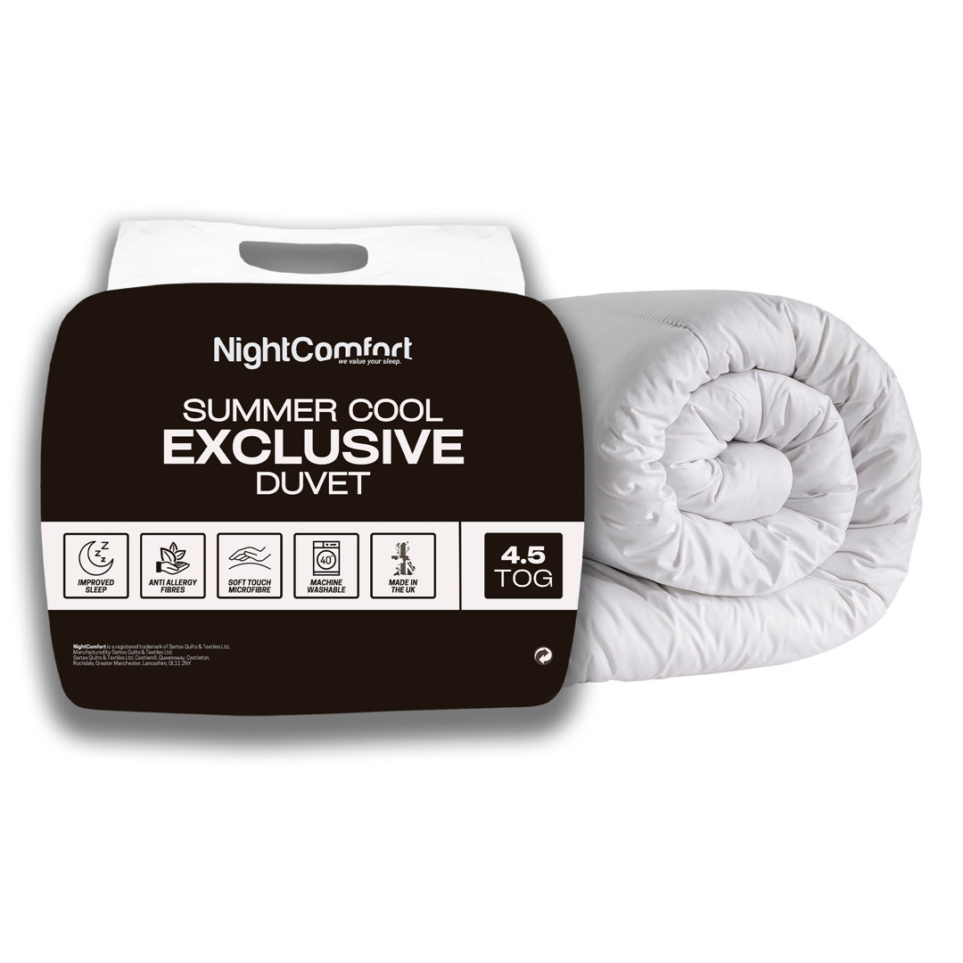 NightComfort Microfibre Duvet 4.5 Tog