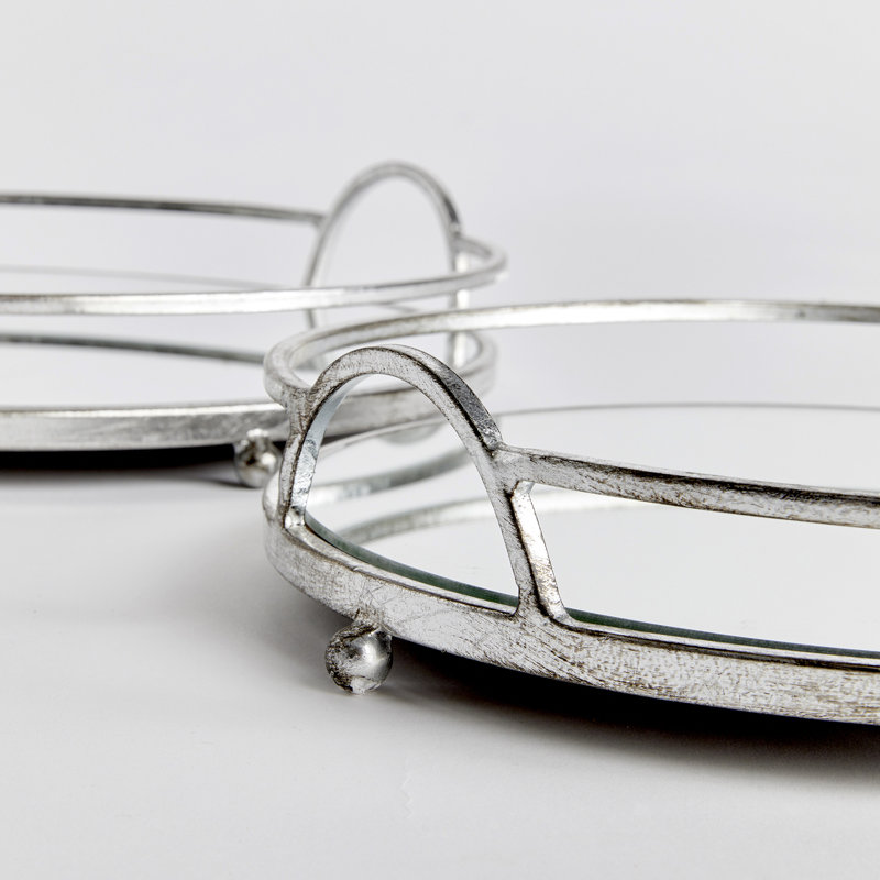 Yuika Hudson Mirrored Trays