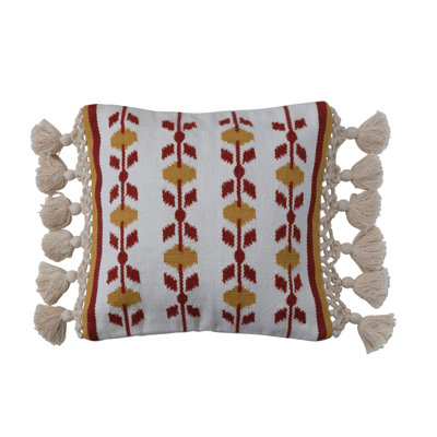 Cotton Blend Throw Square Pillow Cover