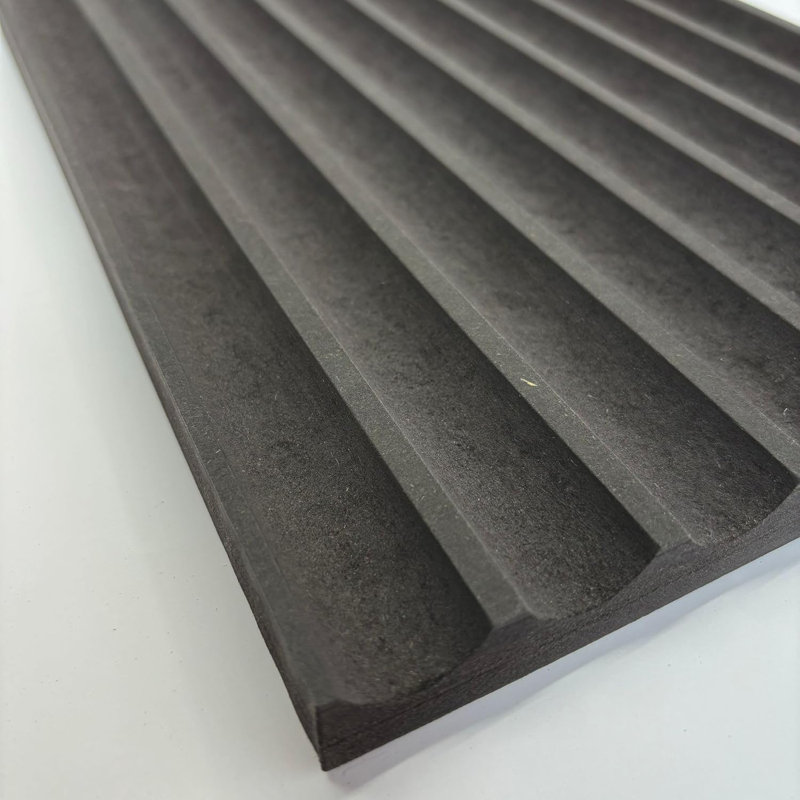 Black Fluted Wall Panels