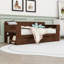 Lit de jour multifonctionnel avec tiroirs et bureau, tablettes-2104757136-2104757140