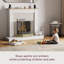Ingleton 3 Panel Steel Fireplace Screen