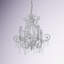 Lustre classique à 4 lumières de style bougie avec détails perlés Lucee-2144938029