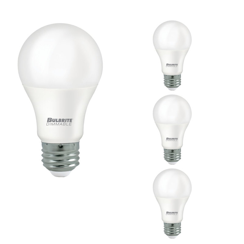A19 LED, Dimmable Light Bulb, Warm White E26/Medium (Standard) Base, 2700K, 11W