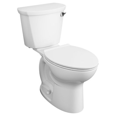 Toilettes Cadet® PRO deux pièces, 1,28 gpf/4,8 Lpf, hauteur de chaise allongée, levier de chasse à droite, sans siège