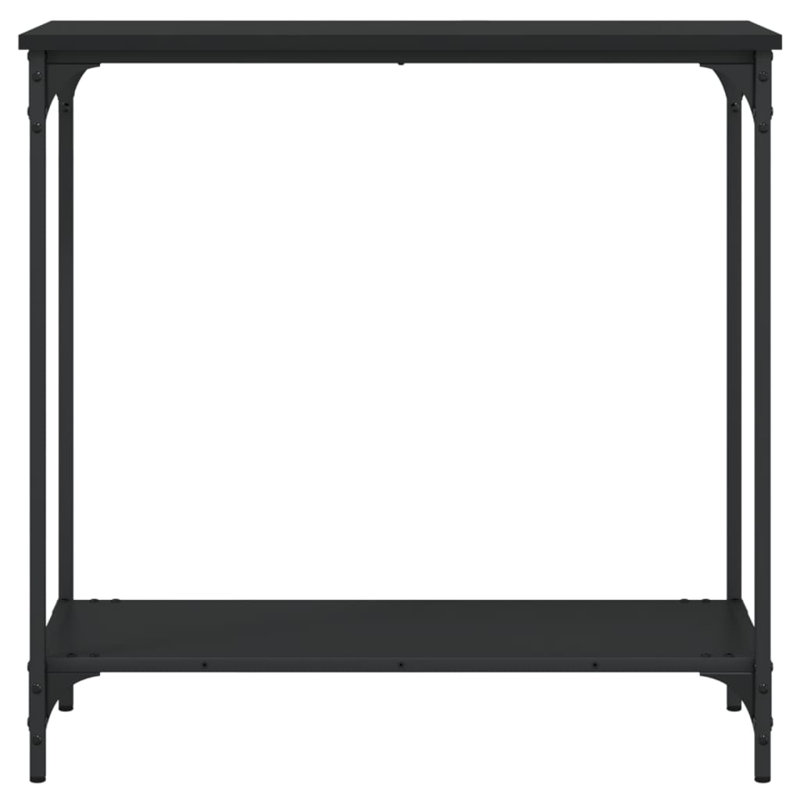 Vionette Console Table, 29.5" H x 39.8" W x 12" D, Black
