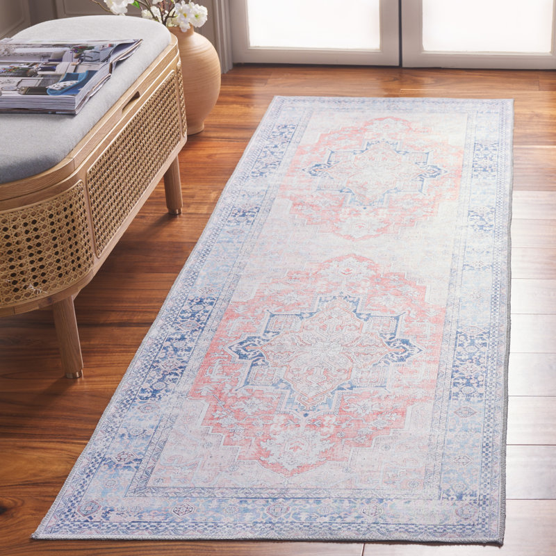 Tapis Alisha avec envers antidérapant, Tapis de couloir 2 pi 6 po x 8 pi
