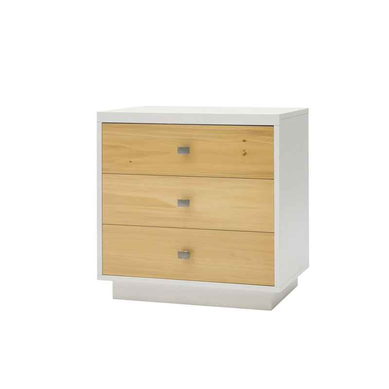 Jadrien 46cm W Manufactured Wood Bedside Table, Brown
