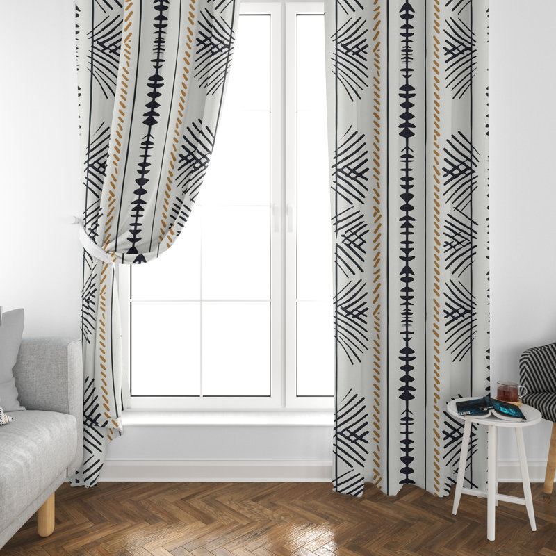 Paire de rideaux obscurcissant en polyester Easingwold, L 20 po x H 82 po