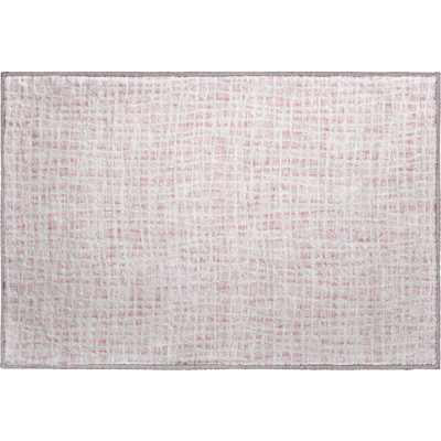 Premium Machine Washable Prisco Pink Rug