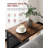C Shaped Adjustable Height Side Table