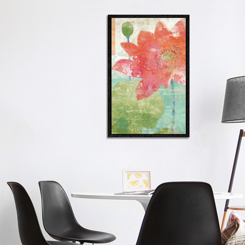 Lotus I by Suzanne Nicoll - Floater Frame Gallery-Wrapped Canvas Giclée on Canvas