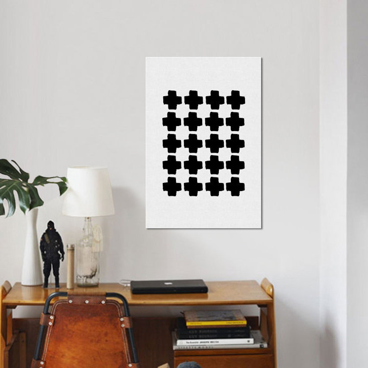 B&W Abstract III by Orara Studio - Gallery-Wrapped Canvas Giclée, 18" H x 12" W x 1.5" D, No Matte, Wrapped Canvas