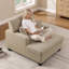 Chaise longue rembourrée en tissu 39,76 po-1990492641
