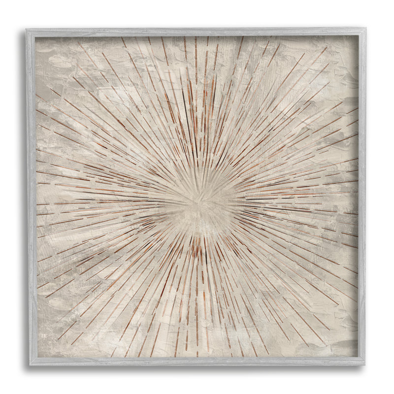 «Burst Of Brown» par Kim Allen, Estampe numérique Farmhouse, H 12 po x l 12 po x P 1,5 po