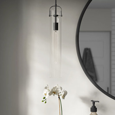 Luminaire suspendu cylindrique à 1 lumière Fenecia