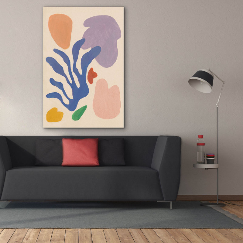 «Honoring Matisse Warm V2» par Danhui Nai, art mural sur toile, H 60 po x l 40 po