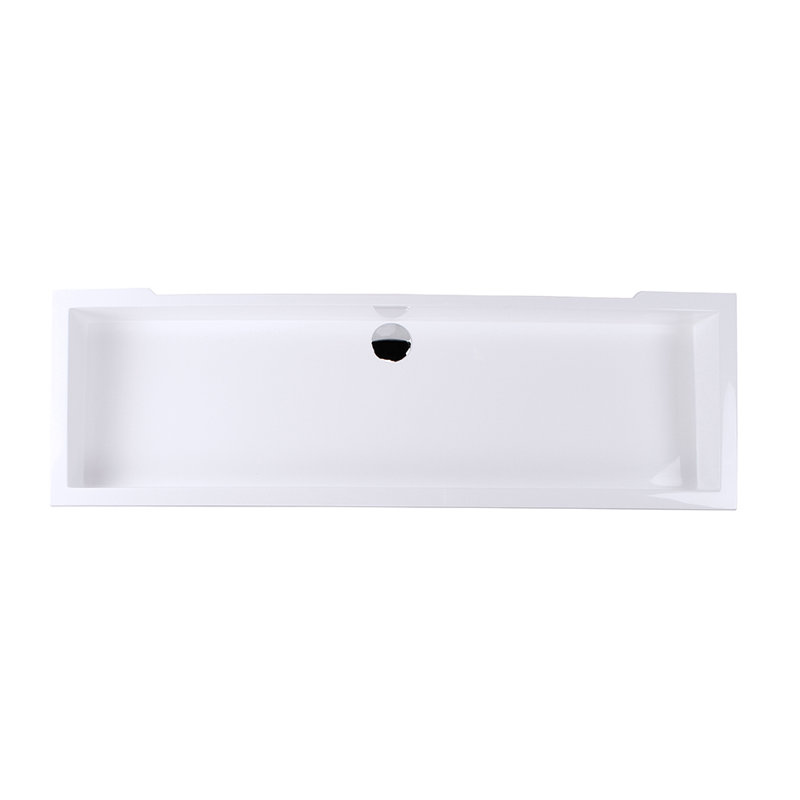 Kubista 47.75'' L Bathroom Sink, Matte White