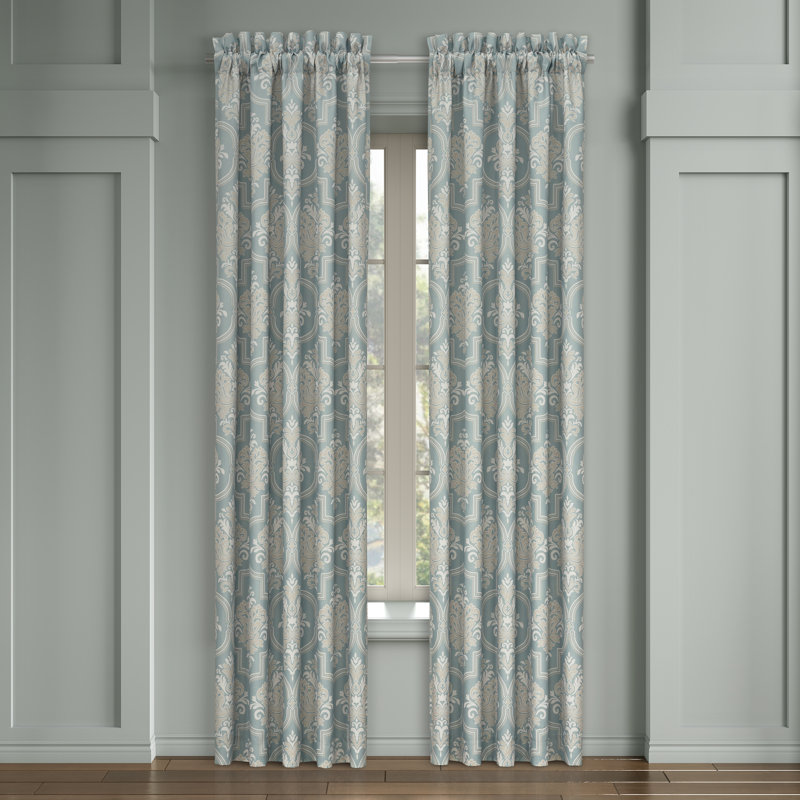 Tranquility 84" Window Panel Pair Aqua