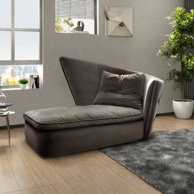 Chaise confortable en bois massif avec dossier haut