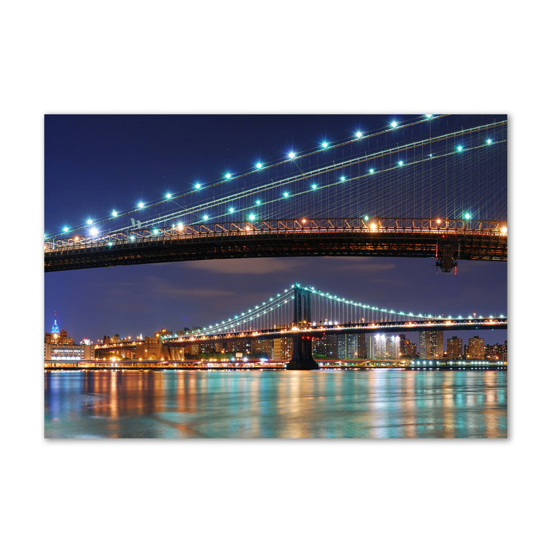 Manhattan New York - Wrapped Canvas Print