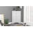 White Triangle Bathroom Storage Cabinet With Adjustable Shelves-852862192