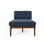 Chaise longue en tissu Sarom avec traversin-71521103