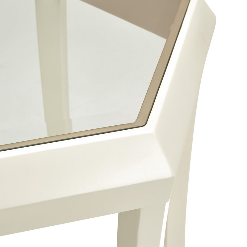 La Rachelle Glass End Table