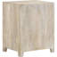 Armoire 1 porte avec tiroir en blanc délavé pour le rangement de la chambre à coucher beige
