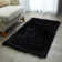 Enrica Soft Fluffy Black Area Rug 