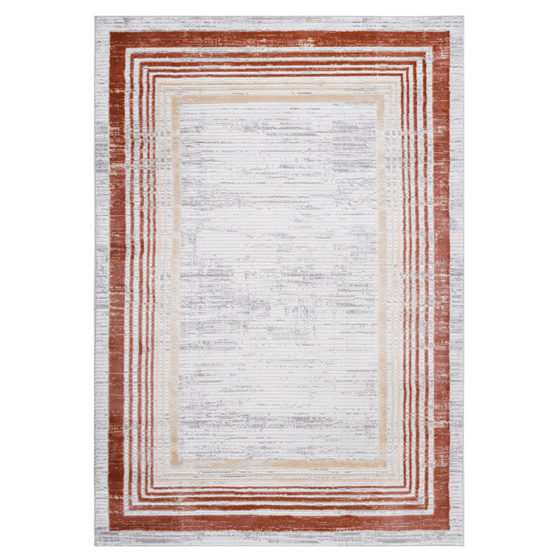Lint-free, stylish, stain-resistant area rug, Rectangle 7'9" x 10'