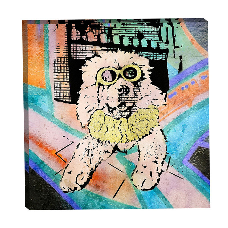 Boujee Dog Crossroads 2 24x24