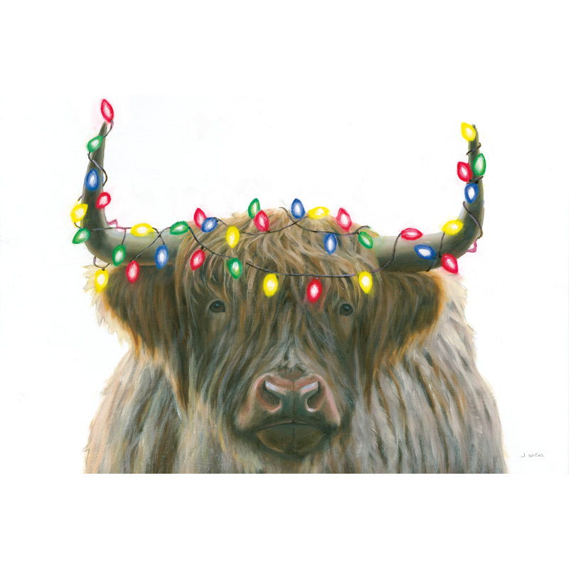 " Holiday Highlander Crop " by James Wiens, 32" H x 48" W