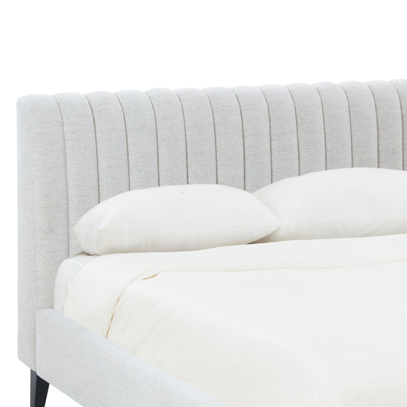 Lit en chenille Kerribecca, Taupe, Queen