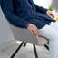 Picasso 45cm H Polyester Upholstered Metal Armchair-2118166796