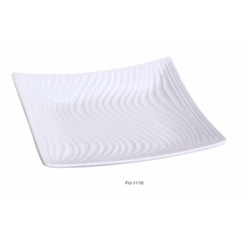 Assiette à dîner 10,5" en porcelaine Fuji